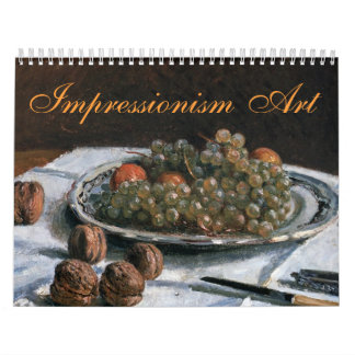 Calendário da arte do impressionismo