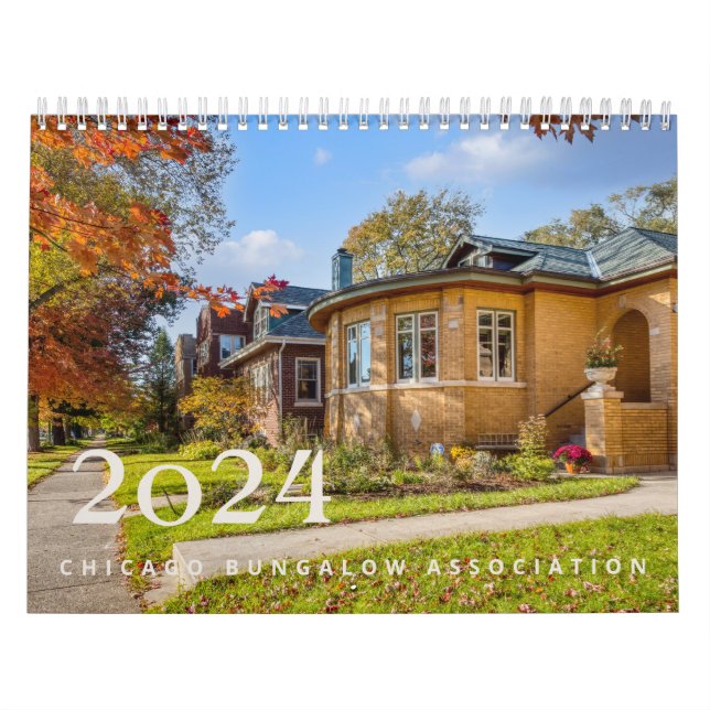 Calendário da Associação Chicago Bungalow 2024 (Capa)