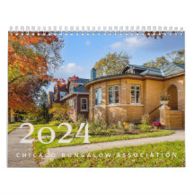 Calendário da Associação Chicago Bungalow 2024