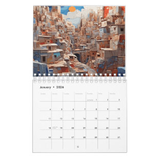 Calendário da Bela do ano de 2026