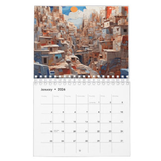 Calendário da Bela do ano de 2026