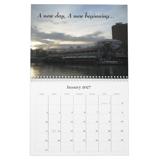 Calendário da beleza 2009 (Jan 2027)