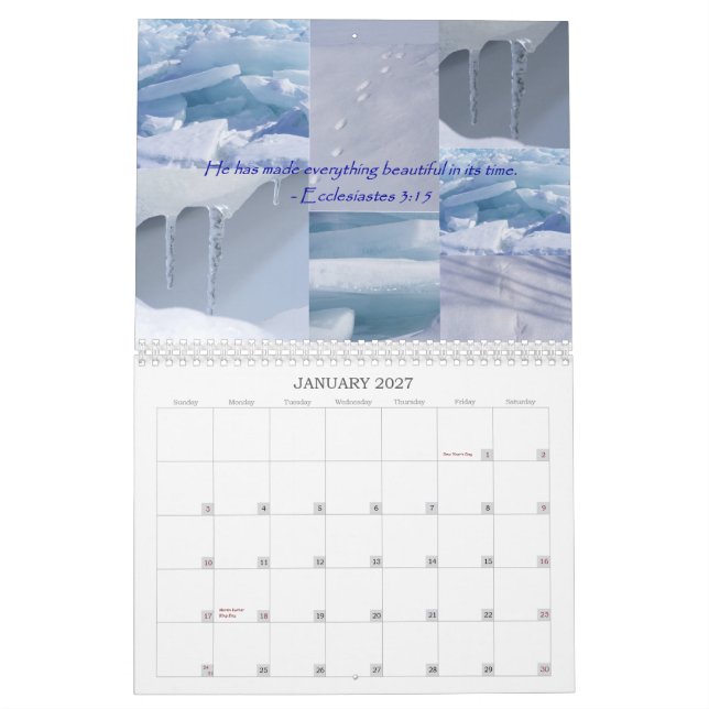 Calendário da benevolência 2011 do deus (Jan 2027)