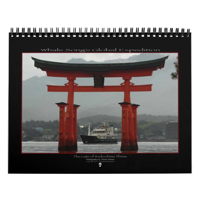 Calendário da canção da baleia (Capa)