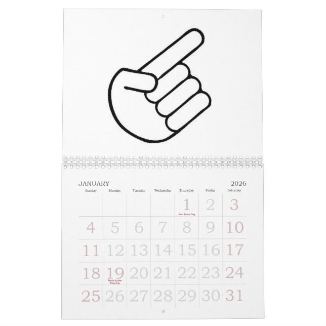 CALENDÁRIO DA CARTA DO PRAZER (Jan 2026)