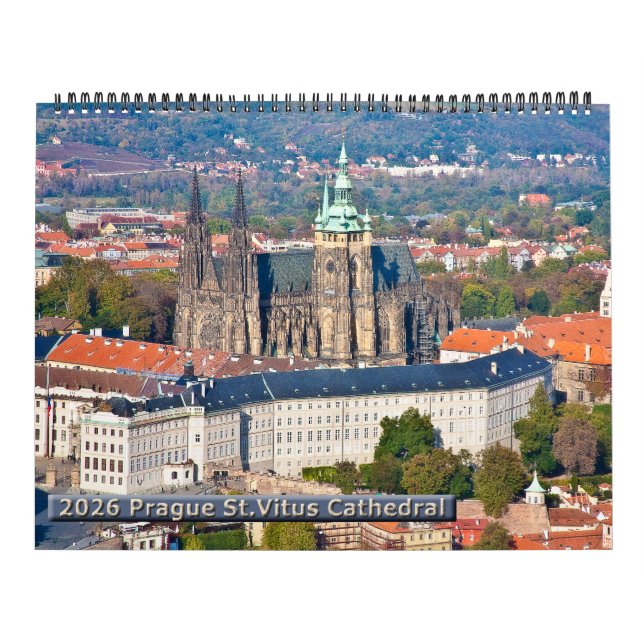 Calendário da Catedral de São Vito de Praga 2026 (Capa)