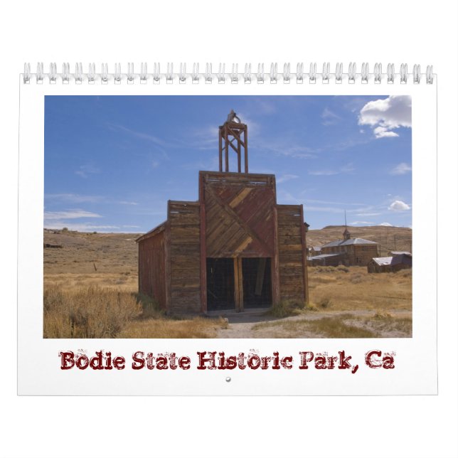 Calendário da Cidade de Bodie Ghost 2014 (Capa)