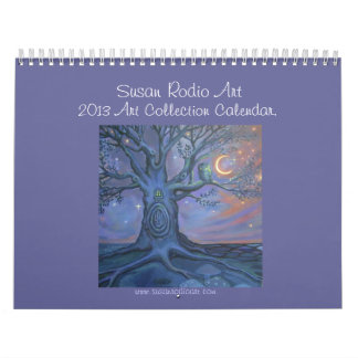 Calendário da coleção de arte 2013 de Susan Rodio