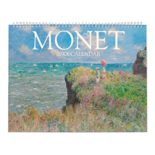 Calendário da Coleção de Pinturas do Monet 2024