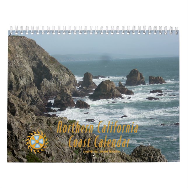 Calendário da costa de Califórnia do norte (Capa)