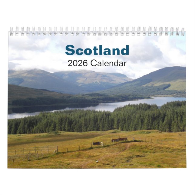 Calendário da Escócia 2026 (Capa)