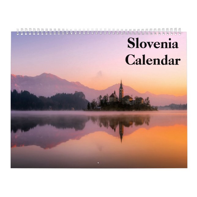 Calendário da Eslovênia 2025 (Capa)