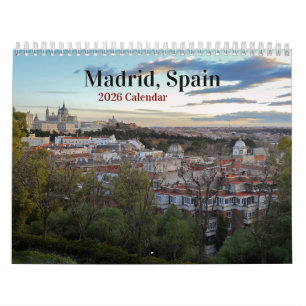 Calendário da Espanha de Madrid 2026