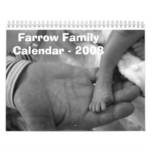 Calendário da família da ninhada - 2008