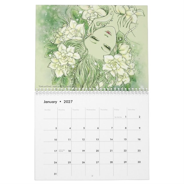 Calendário da fantasia (Jan 2027)