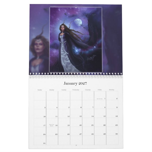 Calendário da fantasia do reino de Tiffany (Jan 2027)