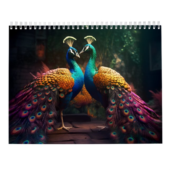 Calendário da Fantasy Peacocks (Verso)