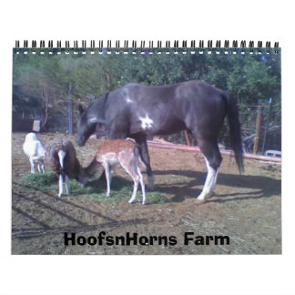 Calendário da fazenda 2009 de HoofsnHorns