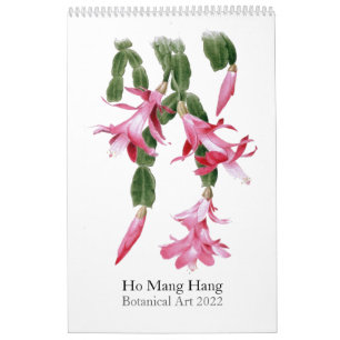 Calendário da Flor por Ho Mang Hang 2022