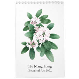 Calendário da Flor por Ho Mang Hang 2022