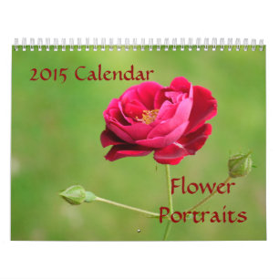 Calendário da flor Portraits-2015