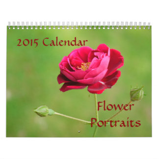 Calendário da flor Portraits-2015