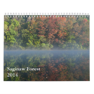 Calendário da floresta 2014 de Saginaw
