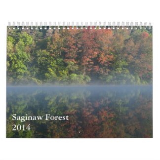 Calendário da floresta 2014 de Saginaw