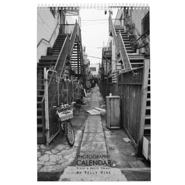 Calendário da foto de Favulous B&W - vinho de (Capa)