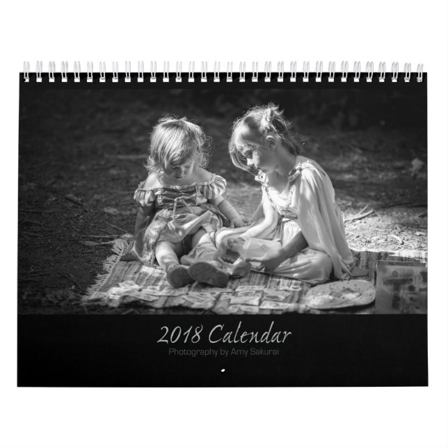 Calendário da foto do Monochrome do Amy 2018 (Capa)