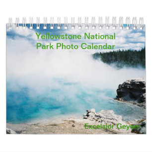 Calendário da foto do parque nacional de