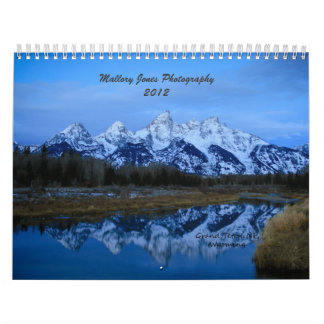 Calendário da fotografia 2012 de Mallory Jones