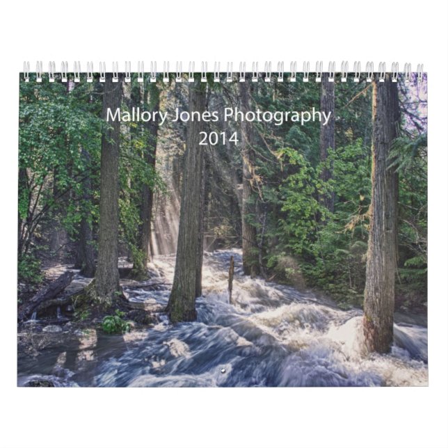 Calendário da fotografia 2014 de Mallory Jones (Capa)