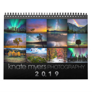 Calendário da fotografia 2019 de Knate Myers