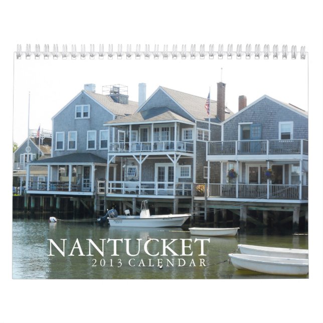 Calendário da ilha 2013 de Nantucket (Capa)