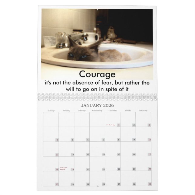 Calendário da inspiração 2011 (Jan 2026)