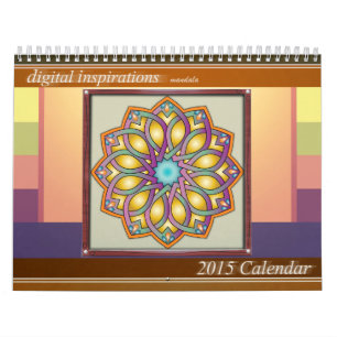Calendário da Inspiração-Mandala 2015 de Digita