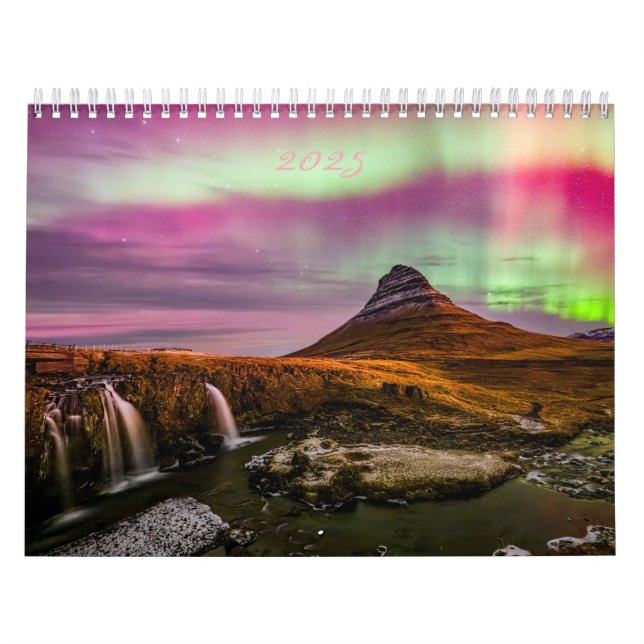 Calendário da Islândia 2025 (Capa)