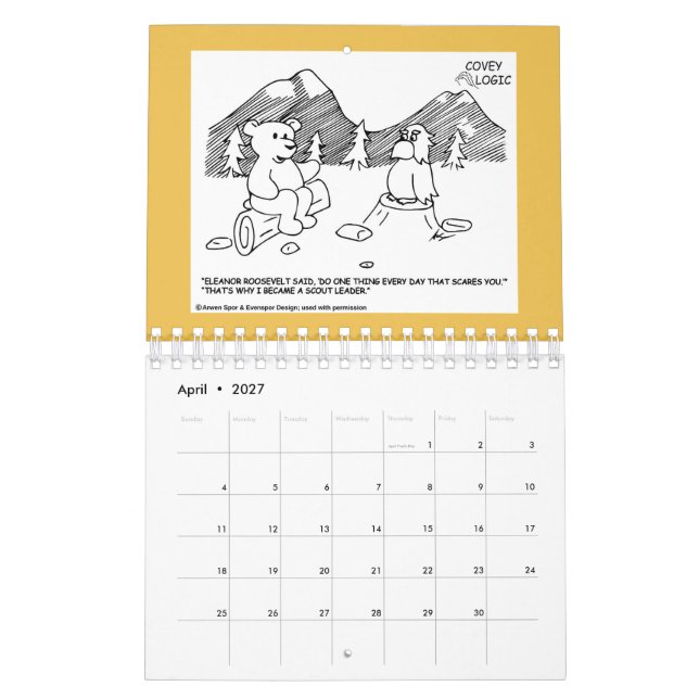Calendário da lógica do Covey (Abr 2027)