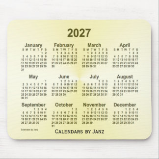 Calendário da Marca 2027 por Janz Mouse Pad
