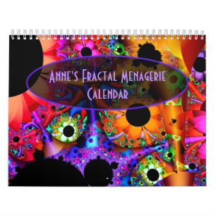 Calendário da mistura variada do Fractal de Anne