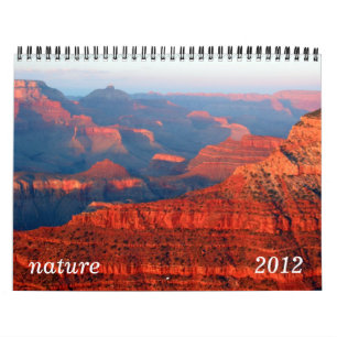 calendário da natureza 2012