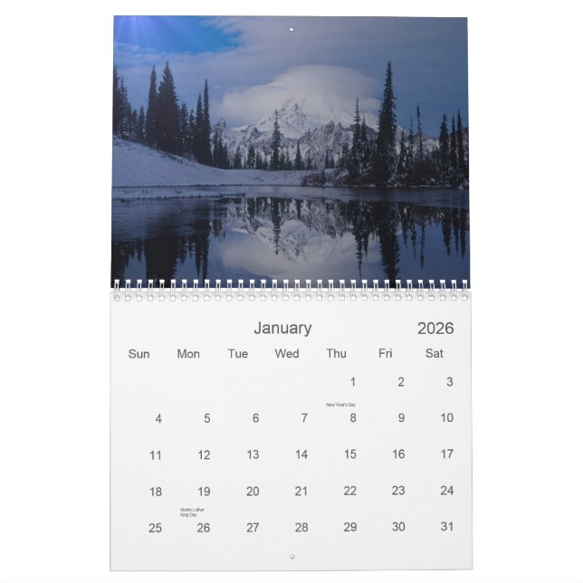 Calendário da natureza e dos animais selvagens (Jan 2026)