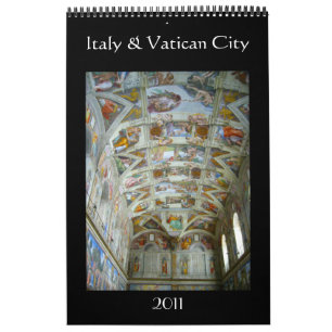 calendário da página de Italia & de vaticano 2011