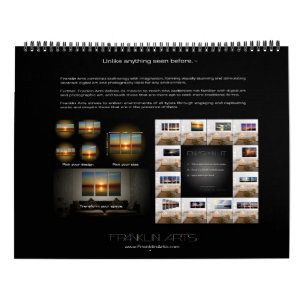 Calendário da paisagem 2017 & do Seascape - artes