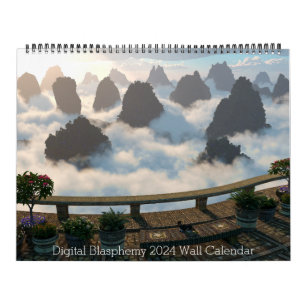 Calendário da Parede 2024 da Blasfêmia Digital