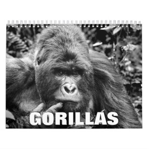 Calendário da Parede de Gorillas 2022