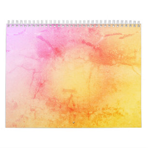 Calendário da Parede de Gradiente do Sunset Elegan