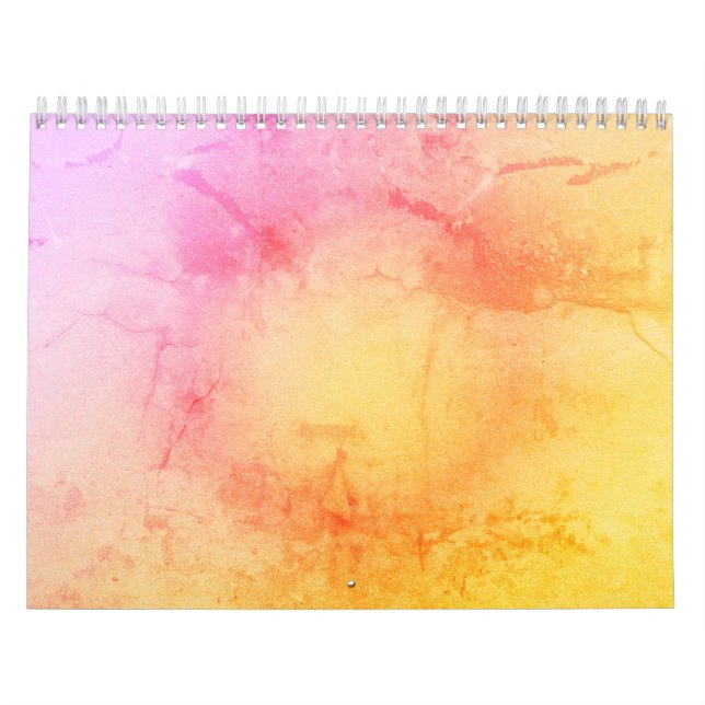 Calendário da Parede de Gradiente do Sunset Elegan (Capa)