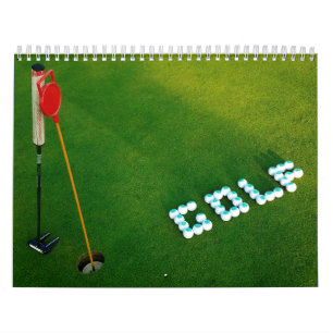 Calendário da Parede do Golf 2022